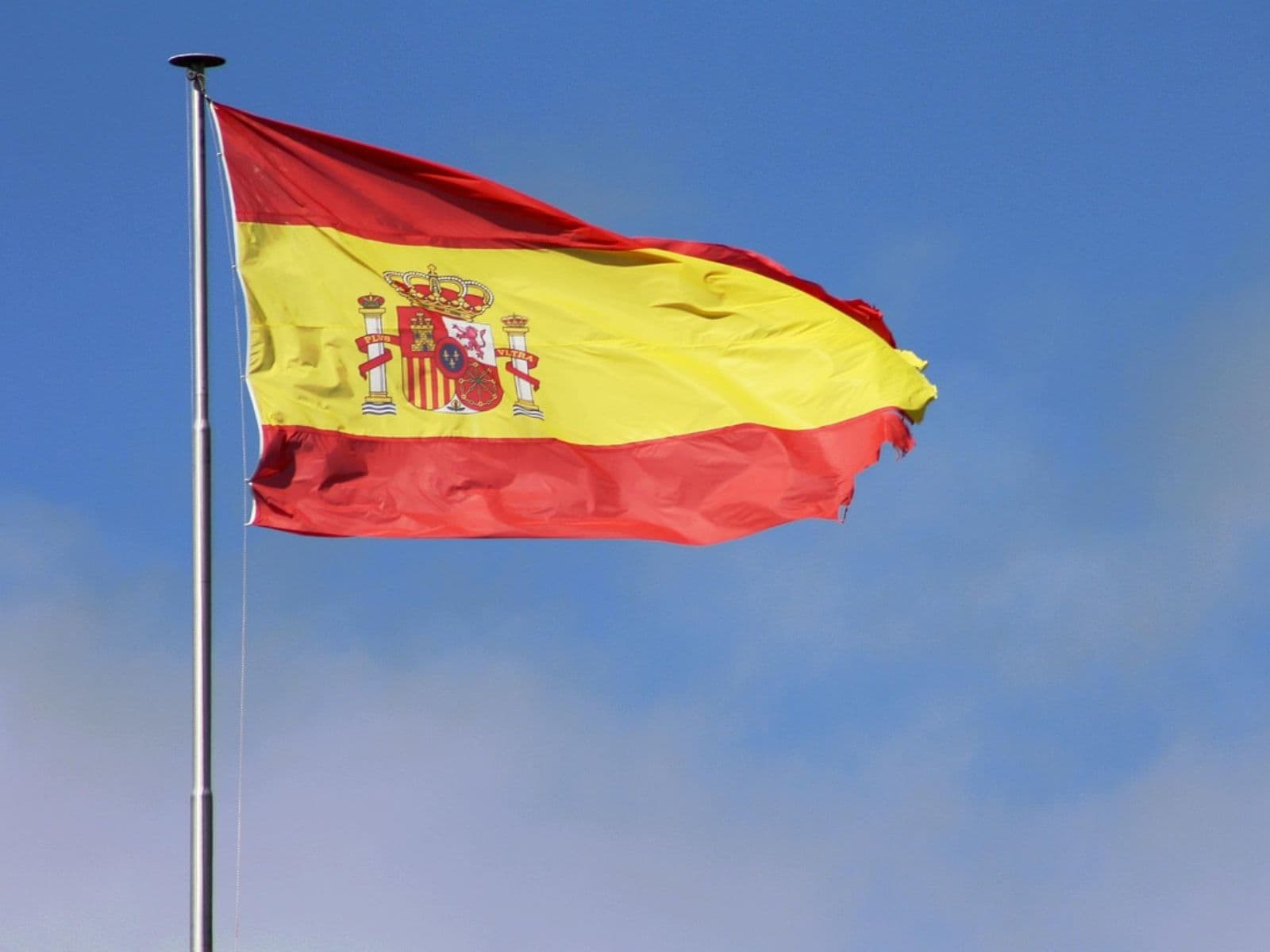 The flag of Spain. Photograph by Christopher Young, published with the International CBC report on Spanish medical cannabis imports.